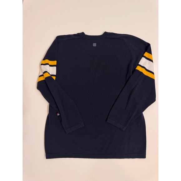 Vintage Men's Phat Farm Sweater Blue/Yellow No Tag See Measurements - Picture 2 of 7